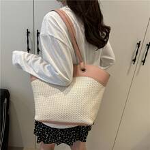 BV Bottega Small Andiamo Bolso de mujer tejido a mano de cuero genuinoBolsodebolso de manotipocuboconpatróntejidoparamujer,bolsodemarca,elegantebolsodemanoparaseñorabolsaderegaloexquisita,bolsodebolso de manodelujoparamujer,bolsocruzadodemodaparamujer,adecuadoparachicas,estudiantesnivel universitariodamasdeoficina,madresdemedianaedadparausodiario,comprasoficina,clase,reuniones,citas,actividadesalairelibretambiénunregaloidealparaBolso de hombro de paja casual para mujer, nuevo estilo 2026, bolso de playa para vacaciones, bolso de mano, moda, comercio exterior - Fideos de arroz - Ver 2