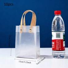 30/20/10 chiếc Túi quà PVC trong suốt, Túi xách đựng quà tặng tiệc sinh nhật, Túi đựng quà lưu niệm - Trong sáng - Xem 14