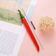 5 chiếc bút bi mực đen hình quả ớt sáng tạo, văn phòng phẩm ngộ nghĩnh, đồ dùng học tập và văn phòng phổ biến. - A - Xem 7