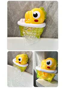 1pc Dinosaur Bubble Machine Bath Toy, Automatic Foaming With Music, Strong Suction Cup Wall-Mounted, Suitable For Toddlers 18 Months And Above Interactive Bathtub Toy - Multiple Options Available - View 4
