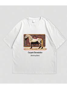 Carpet Chronicles - Unisex T-Shirt, Loose And Comfortable - White - View 6