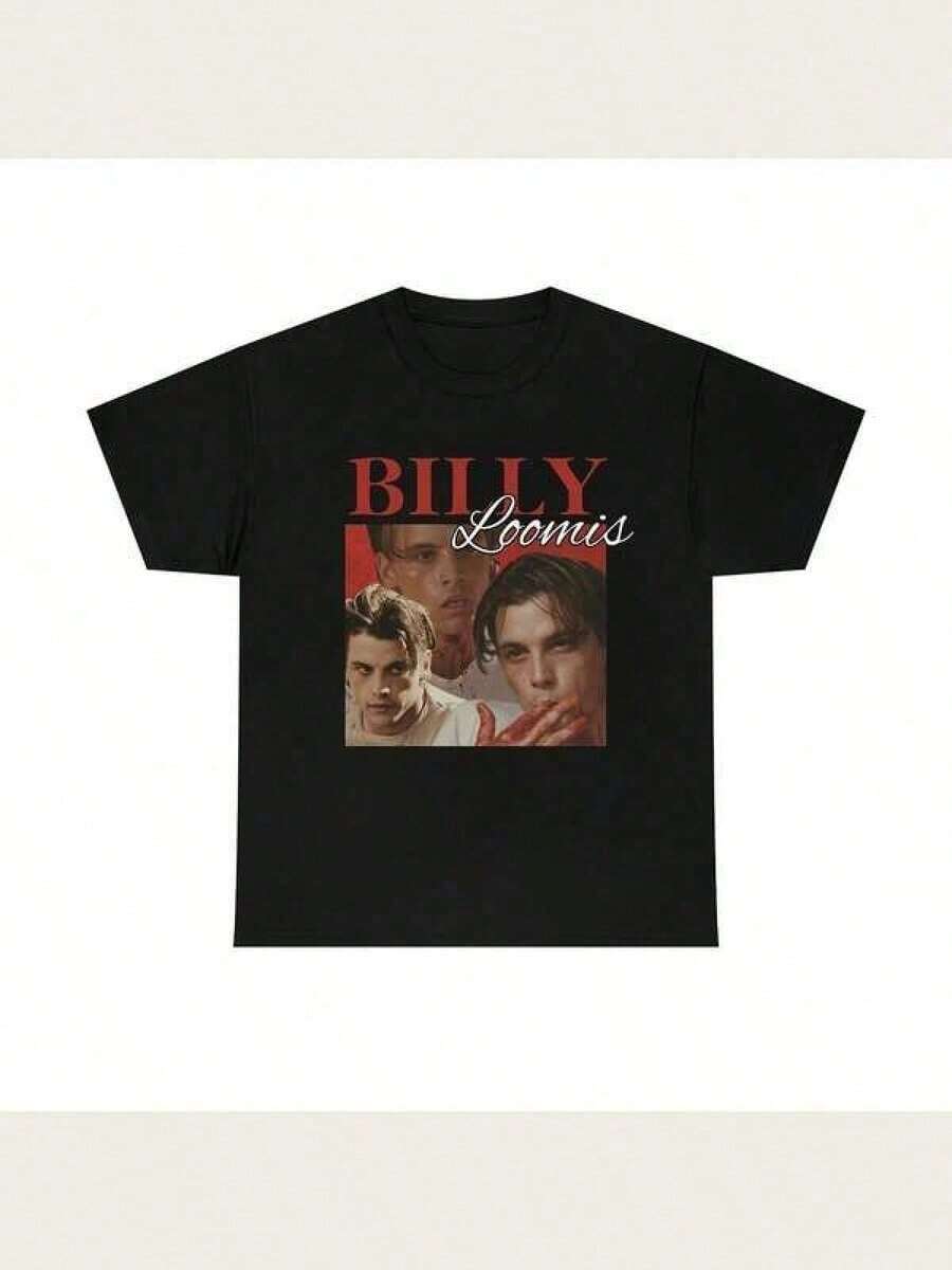 Camisetas De Calor Para MujerCamisas Casuales Para Hombre Y MujerCamiseta Billy Loomis Scream, ImpresióN Por Transferencia De Calor De 250G, Camiseta Unisex Para Regalo, Estilo Urbano, Hip-Hop, Casual, Deportiva, Para Playa, Pesca Al Aire Libre, Golf. , CóModa Y Ligera, Ideal Para El Uso Diario, Salidas Casuales, Fiestas Y Temporada De Verano. Confeccionada En Tela Suave Y Transpirable Que Brinda Confort Durante Todo El DíA. Su DiseñO VersáTil Combina Perfectamente Con Jeans, Shorts, Faldas Y Leggings, AdaptáNdose A Looks Casuales, Streetwear Y Modernos. Resistente Al Lavado, Mantiene El Color Negro Intenso Y La Forma Original Sin Deformarse. Incorpora Las MáS Buscadas En MéXico,Playeras Ropa De Mujer Sudaderas Para Mujer Playa Camisas Blusa Blanca Ropa Sudaderas - Negro - Ver 1