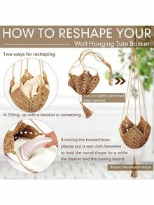 1/2/3 Packs Jute Crochet Long Plant Hanger For 3 Inch To 12 Inch Pots, Macrame Plant Holder Rope With S Shaped Hooks For Home Decor - Heather - View 3