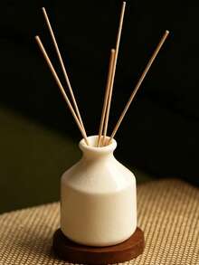 10/50/100pcs Natural Rattan Reed Diffuser Sticks, Evenly Perforated Smooth Surface, Natural Fragrance Release, Flameless Diffuser Refill, Air Freshener Decor For Bedroom, Bathroom, Office, Housewarming & Birthday Gift - Multicolor - View 6