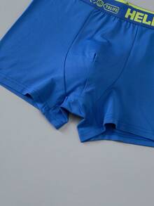 Teenager Jungen Buchstaben Muster Lässig Alltag Boxenshorts 8 Stücke/Packung - Verschiedenfarbig - Übersicht 4