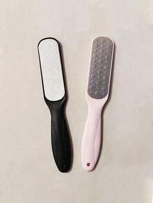 3-Piece Double-Sided Foot File Set, Foot Rasp, Foot File, Callus And Dead Skin Removal Tool, Foot Brush, Foot Scraper, Professional Double-Sided Foot Callus Remover, Steel Foot Care Tool For Removing Calluses, Cracked Heels, Dry Skin And Corns - Various - View 3
