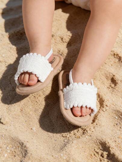 Infant Infant Girls Summer Sandals Newborn Toddler First Walker Crib Dress Shoes