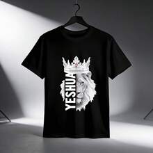 Tops para mujer Casual de Manga Corta para Mujer WXM% Algodón (Estampado Gráfico de León con) - s Gráficas / Tops para Mujer - Casual Negra: Estilo Urbano y para Fiestas - Adecuada para Uso Diario; Manga corta, cuello redondo, corte regular - El regalo perfecto para cumpleaños o días festivos - Hermosa ropa de verano para mujer - Negro - Ver 2