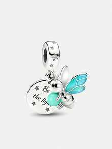 1 mặt dây chuyền hình báo gấm nằm sấp lấp lánh bằng bạc Sterling 925, thích hợp làm vòng tay DIY cho nữ. - tập trung - Xem 17