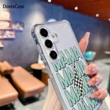 Fanahat-Funda para Teléfono - Elegante Funda Retro Mama con Rayo y Cuadrícula - Un Regalo Perfecto para Mamás Cool, Disponible en Acrílico Transparente HD a Prueba de Golpes para Modelos  Galaxy S26, S25, S24, S24 Ultra, S24 Plus, S23, S22, Z Flip 6, Z Flip 5 - transparente - Ver 4