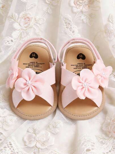 0-18 Months Infant White Sandals, Unisex Infant Girls Boys Summer Sandals, Quality Toddler Outdoor Beach Shoes
