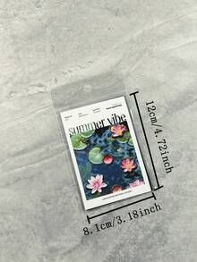 10pcs/Pack Fresh Summer Atmosphere Stickers, Suitable For Scrapbooking, DIY Decoration, Photo Album, Diary - Summer Atmosphere - View 2