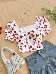 Estilo bohemio, floral romántico, estilo de vacaciones, blusas con estampado floral con temática del 4 de julio, blusas de vacaciones, blusas con cuentas, blusas de fiesta, blusas de tirantes, blusas cortas con temática del 4 de julio para mujeres, - Multicolor 2 - Ver 9