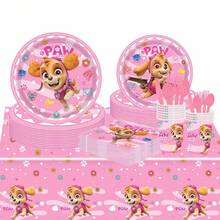 Cute Cartoon Series Pink Theme Party Dog Series Birthday Decorations, Children's Festival Decorative Accessories - Multicolor - View 2