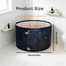 Bồn tắm gia đình nhỏ gọn, bồn ngâm, bồn tắm không cần lắp đặt, mở ra là dùng được, bồn tắm gấp gọn di động, thích hợp cho trong nhà và ngoài trời, có thể sử dụng quanh năm. - A - Xem 6