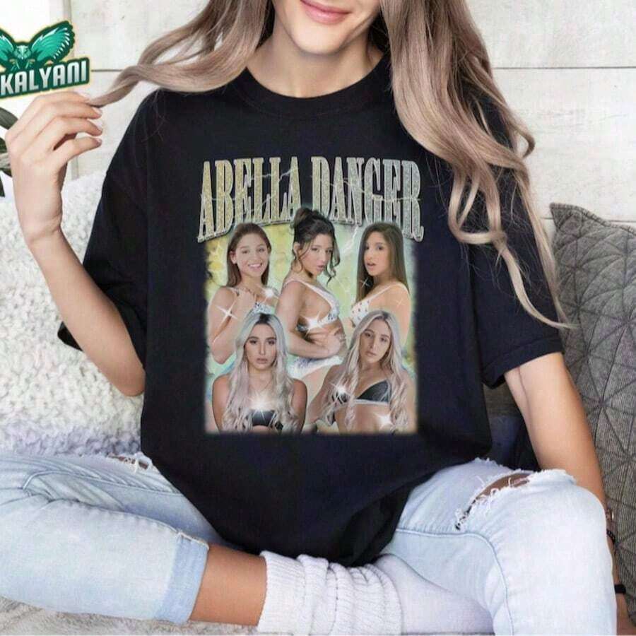 Cute Unisex Casual Premium T-shirts100% Cotton Women's Digital Print Loose Tee Casual Skin-Friendly S-5XL Street Weekend Lounge Outfit Eva Elfie Retro Bootleg Shirt, Eva Elfie Fans Shirt, Y2K Pop Culture Streetwear Tee, Fan Art Graphic Shirt, Vaporwave Y2K Fan Shirt - Negro 5 - Ver 1