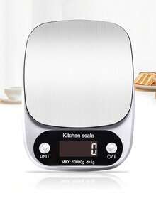 10kg Large Range Kitchen Scale | 10kg Capacity, LCD High-Definition Digital Display, Large Platform, One-Touch Tare Function | Durable Plastic, Multiple Unit Conversions, Sturdy Construction Suitable For Fruits, Vegetables, And Baking, Battery-Powered (Batteries Not Included) - Multicolor - View 9