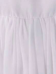 XUMPLO Đầm dài nhiều lớp voan sang trọng cho bé gái tuổi teen, thích hợp làm phù dâu, dự đám cưới, tiệc sinh nhật, chụp ảnh, lễ kỷ niệm, ngày thiếu nhi, mùa cưới, xuân/hè. - trắng - Xem 5