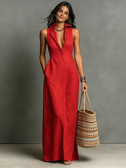 dress with lace at the back Long Sleeve Applique Crepe Button Back Lace Dress