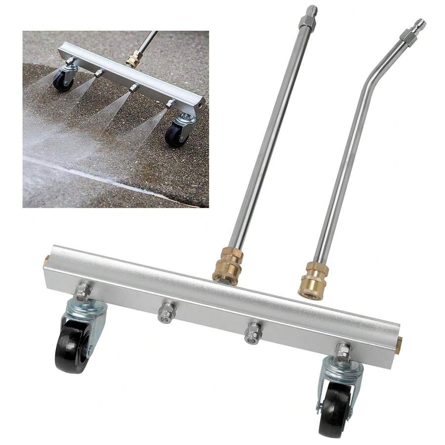 Pressure Power Washer Cleaner Water Broom For Sidewalk - A - View 1