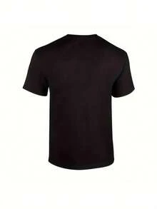 Funny Father's Day T-Shirt For Women - "My Dad Thinks He's In Charge." Casual Crew Neck T-Shirt Suitable For Everyday Wear, Holidays, Or Casual Outings. This T-Shirt Features A Touch Of Humor And A Shiny Finish, Making It Perfect For Easter, Halloween, Thanksgiving, And More. - 黑色 - 查看 2