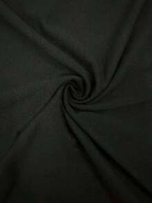 Vestido corto de mujer con patrón de corazón sexy, de manga corta, adecuado para uso casual, fiesta negra y elegante en verano - Negro - Ver 6