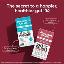 Physician's CHOICE Digestive Enzymes For Bloating & Digestion - 16 Enzymes With Organic Prebiotics & Probiotics For Gut & Digestive Health - Meal Time Discomfort Relief - Dual Action Support - 60 CT - 60 cái (Gói 1) - Xem 5
