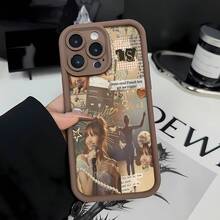 **Funda para teléfono Moonlit Floor, compatible con fundas para teléfonos , Apple, VIVO, OPPO, , Transsion, ,  y Honor. Fabricada en TPU, ofrece protección contra golpes y caídas. Un regalo elegante para familiares y amigos.** - Marrón - Ver 3