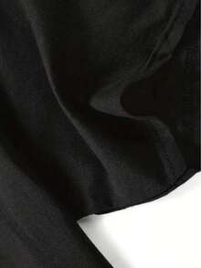 Camiseta Elegante para Uso Diario "Ajusto Mis Acciones al Día" Estilo Humorístico Sarcástico, Camiseta para Hombre, Talla Grande, Cuello Redondo, Negra, Lavable a Máquina, 180 gramos, Regalo, Camiseta de Moda Chic en Talla Grande - Negro - Ver 7
