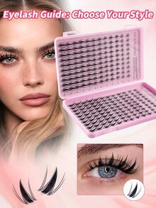 240 Cụm Mi Giả Kiểu Truyện Tranh, Kiểu Tự Nhiên, Chiều Dài 10-20mm, Cụm Mi Giả Kiểu Truyện Tranh Nhật Bản Tự Làm Hiệu Ứng Ướt, Số Lượng Lớn Mi Giả Tự Làm Chất Lượng Cao, Mềm Mịn, Mi Giả 3D Lông Chồn Nhân Tạo, Mi Giả, Trang Điểm, Nối Mi, Mi Ngắn, Mi Tự Làm, Mi Nhẹ, Tự Làm Mi Giả Tại Nhà - D - Xem 4