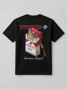 Vintage Graphic Casual T-Shirt Graphic Tee for Men camisetas para hombre playeras de hombre ropa hombre conjunto de hombre playera de hombre cosas de hombre vestido casuales para mujer conjuntos de mujer blusas elegantes camisetas para mujer vestido de mujer - Negro - Ver 6