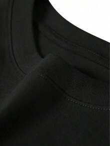Printed T-Shirt With The Phrase "Bring Me Alani And Tell Me I'm Pretty", Round Neck, Short Sleeve, Reversible, Washed, Suitable For Holidays, Outings, Home, Outdoors, Gifts, Minimalist Style Sweatshirt - 黑色 - 查看 4