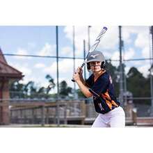 Adult F Batting Helmet with Mask - Púrpura - Ver 4