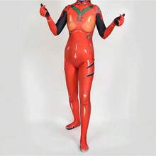Anime Cosplay Asuka Leiyasu EVA Asuka Langle Cosplay 3D Print - Bodysuit 09 - View 2