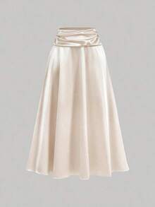Set de 2 piezas de top halter y minifalda de jacquard para mujer, conjunto de falda y top blanco, ropa de otoño para mujer, atuendo para fiesta, boda, salida, conjunto elegante de mujer, conjunto chic de mujer, ropa de campo para mujer - Albaricoque 2 - Ver 7