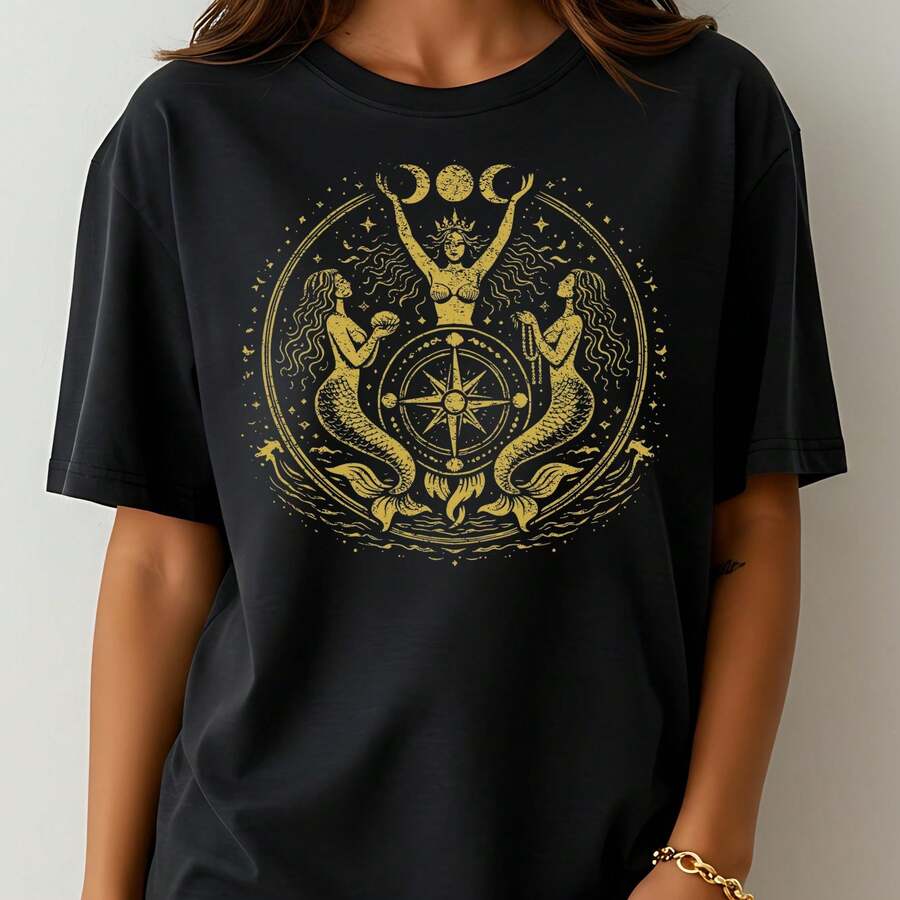 Women T-Shirts - Black - View 1