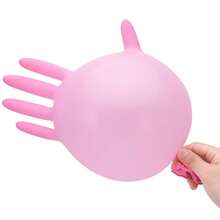 100pc Many Colors Available To Choose Disposable Nitrile Latex Free Tattoo Nail Hair Salon Cleaning Gloves - 100Pcs Pink - View 3