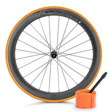 公路車超輕 TPU 內胎 700CX18/28 輕量法式氣嘴 48/65/85/100mm 便攜式登山車配件超輕內胎 - 彩色 - 查看 4