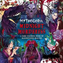 GDTME Midnight Killer: 1 Book Filled With Dark Gothic Charm And Bold Colors, Suitable For Adults And Teens. Includes Exquisite Tense Illustrations, Printed On 120g Paper, Total 24 Pages. - Coloring Book - View 12