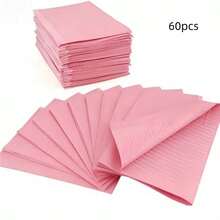 20pcs Disposable For Nail Art Tattoo Table Mat, Absorbent Leak Proof Tattoo Workbench Cover, Soft Salon Towel For Nail Artists, Tattoo Artists And Piercing Studios - Pink - View 11