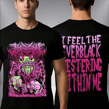 Lorna Shore Invader Unisex Two Sided T-Shirt - Black - View 1