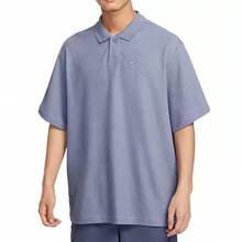 Nike CLUB POLO OS GCEL Comfortable And Breathable Sports Casual Men's Polo Short-Sleeve T-Shirt - Dusty Blue - View 2