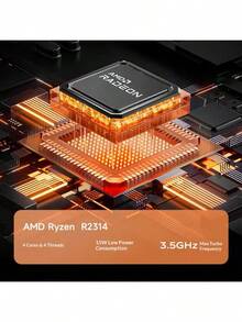 Lenovo 联想 A15H-A 15.6 英寸 R2314 处理器商务办公超极本笔记本电脑 - 銀色 - 查看 7