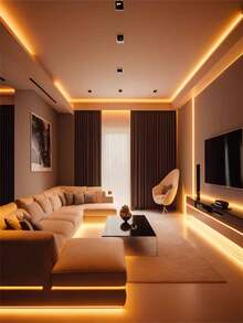 1/2/3/4/5/10m USB Powered Smart Motion Sensor LED Light Strip, Self-Adhesive Suitable For Wardrobe, Cabinet, TV, Living Room, Shoe Rack, Sofa, Flexible LED Light Strip, USB LED Light Strip With Sensor, 5V USB Powered, Warm White Light/1m/3 Meters/5m USB Powered Smart Motion Sensor LED Light Strip - White - View 2
