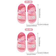 Miniso 迪士尼经典玛丽猫时尚拖鞋（39-40码）&（37-38码），轻便透气，不闷脚，适合室内家居浴室休闲穿着（1双） - 彩色 - 查看 7