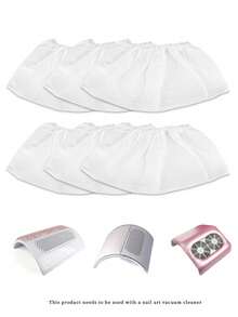 Túi đựng bụi móng tay cho quạt hút bụi làm móng, túi đựng bụi dung tích lớn, túi đựng bụi làm móng, dụng cụ làm móng, dụng cụ làm móng, trở lại trường, móng tay, dụng cụ làm móng để dán móng tay - trắng - Xem 2