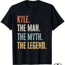 Kyle es el mejor, camiseta con el nombre Kyle, mitos y leyendas, divertida, 100% algodón, - forma - Ver 1