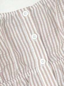 Sweetro Conjunto de dos piezas para mujer para uso diario - Caqui - Ver 7
