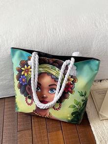 Large Capacity Handbag For Women, New Arrival Minimalist Commuting Shoulder Tote Bag - Multicolor - View 8