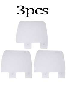 3pcs Kitchen Splash Guard, Plastic Material Suitable For Sink And Stove Scenarios. Includes Suction Cup And Splash Board, Blocks Grease And Improves Cleaning Efficiency, Heat-Resistant Structure Protects Walls. No-Installation Design Simplifies Usage, A Practical Accessory For Cooking Protection. Kitchen Splash Guard Stove Accessories. - View 10